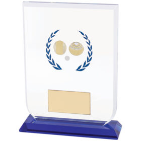Gladiator Lawn Bowls Glass Award 140mm