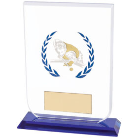 Gladiator Pool Snooker Glass Award 160mm
