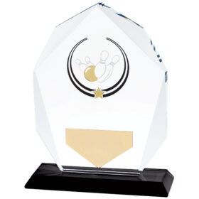 Glacier Ten Pin Glass Award 140mm