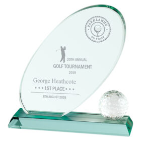 Muirfield Jade Glass Award 195mm