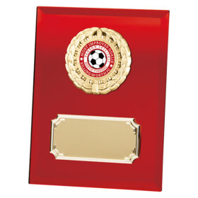 Mirage Multisport Mirror Plaque Red 150mm