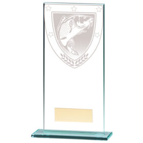 Millennium Fishing Jade Glass Award 180mm