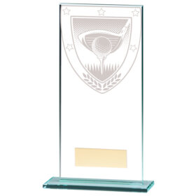 Millennium Golf Jade Glass Award 180mm