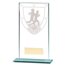 Millennium Running Jade Glass Award 160mm