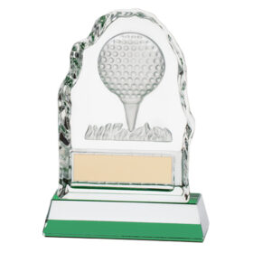 Challenger Golf Ball Glass Award 130mm