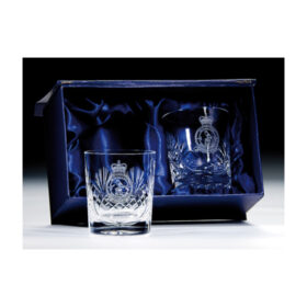 Lindisfarne Gospels Crystal Whiskey Glasses 145mm