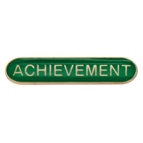 Scholar Bar Badge Achievement Green 40mm