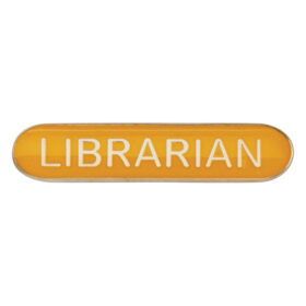 Scholar Bar Badge Librarian Yellow 40mm