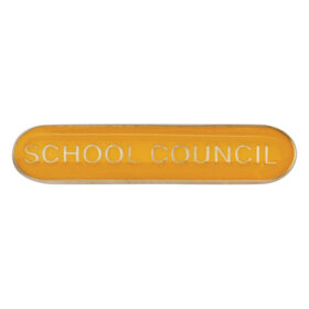 Scholar Bar Badge School Council Yellow 40mm