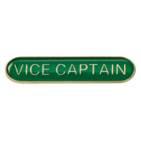 Scholar Bar Badge Vice Captain Green 40mm