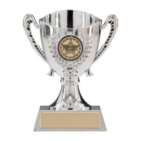 Serenity Plastic Silver Cup Silver 120mm