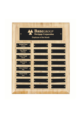 MC-MB Bamboo Perp Plaque