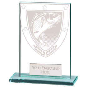Millennium Fishing Jade Glass Award 80mm