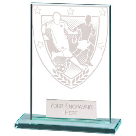Millennium Football Jade Glass Award 80mm