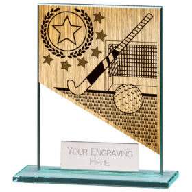Mustang Hockey Jade Glass Award 110mm