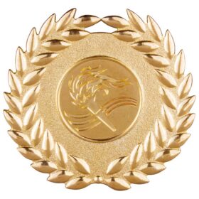 Classic Wreath Medal Gold 60mm