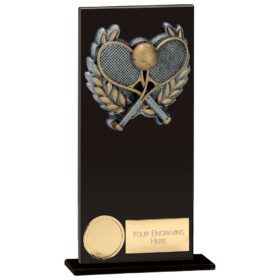 Euphoria Hero Tennis Glass Award Jet Black 180mm