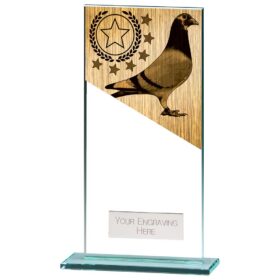 Mustang Pigeon Jade Glass Award 180mm