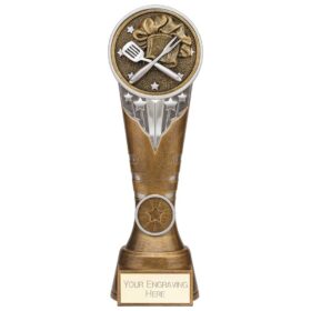 Ikon Tower Cooking Award Antique Silver & Gold 225mm