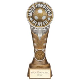 Ikon Tower Most Improved Player Award Antique Silver & Gold 200mm