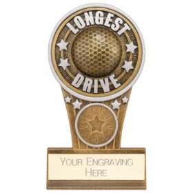Ikon Tower Longest Drive Award Antique Silver & Gold 125mm