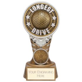 Ikon Tower Longest Drive Award Antique Silver & Gold 150mm