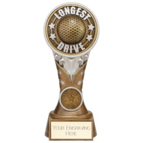 Ikon Tower Longest Drive Award Antique Silver & Gold 175mm
