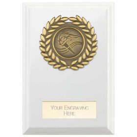 Reward Wreath Plaque Arctic White 100x75mm
