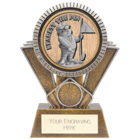 Apex Goof Balls Nearest The Pin Award Antique Gold & Silver 155mm