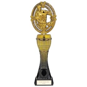 Maverick Heavyweight Rugby Award Black & Gold 230mm