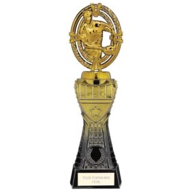 Maverick Heavyweight Rugby Award Black & Gold 250mm