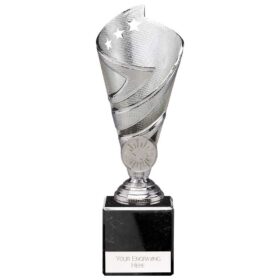 Hurricane Multisport Plastic Cup Silver 195mm