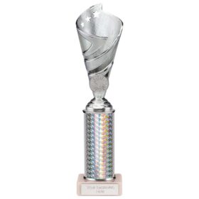 Hurricane Multisport Plastic Tube Cup Silver 265mm
