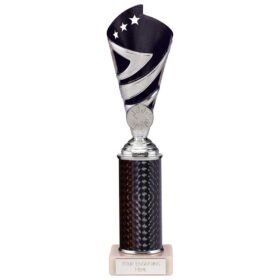 Hurricane Multisport Plastic Tube Cup Silver & Black 265mm