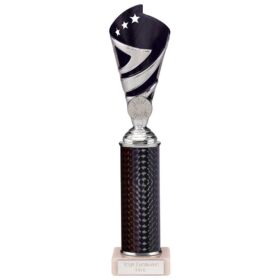 Hurricane Multisport Plastic Tube Cup Silver & Black 295mm