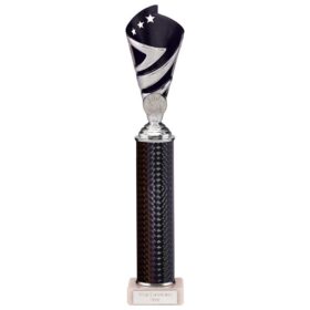Hurricane Multisport Plastic Tube Cup Silver & Black 350mm