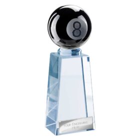 Cataclysm Football Glass Black & Clear 165mm