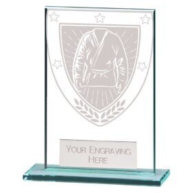 Millennium Martial Arts Jade Glass Award 80mm