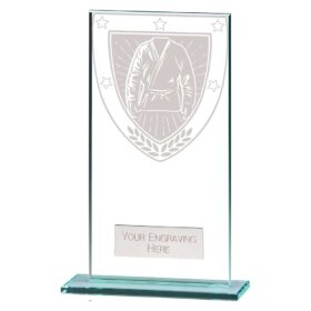 Millennium Martial Arts Jade Glass Award 160mm