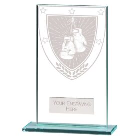 Millennium Boxing Jade Glass Award 140mm