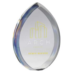 Supremacy Crystal Award Ice Clear 160mm (30mm Thick)