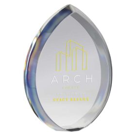 Supremacy Crystal Award Ice Clear 200mm (30mm Thick)