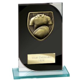 Seismic Cobra Rugby Black & Silver 150mm