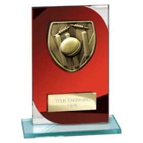 Seismic Cobra Cricket Red & Silver 150mm
