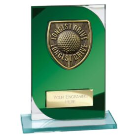 Seismic Cobra Golf Longest Drive Green & Silver 150mm