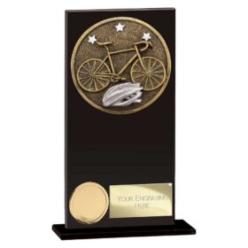 Ikon Hero Cycling Glass Award Jet Black 160mm