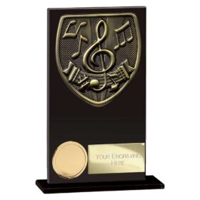 Cobra Music Glass Award Jet Black 140mm