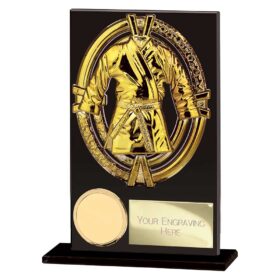 Maverick Fusion Martial Arts Black Glass 125mm