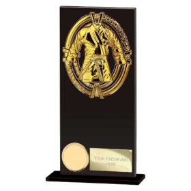 Maverick Fusion Martial Arts Black Glass 180mm