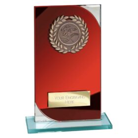 Seismic Multisport Glass Red & Silver 170mm